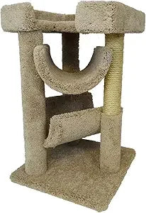 New Cat Condos Premier Cat Scratch and Lounge, Brown