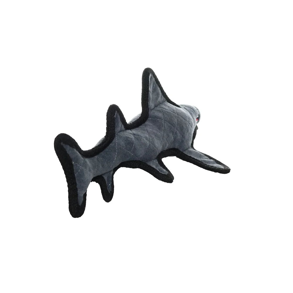 Durable Shark Plush Dog Toy with Squeaker Floatable Machine Washable Interactive Play Safe Design Dogs