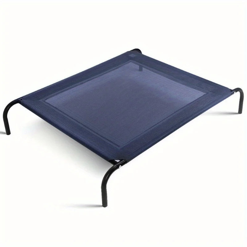 Petsjoy Large Dog Cat Bed Elevated Pet Cot Indoor Outdoor Camping Steel Frame