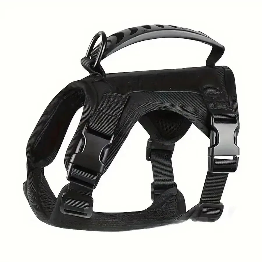 Outdoor Tactical Cat Harness For Walking Escape Proof Adjustable Waterproof Pet Harness Soft Mesh Vest For Large Cat Small Dog