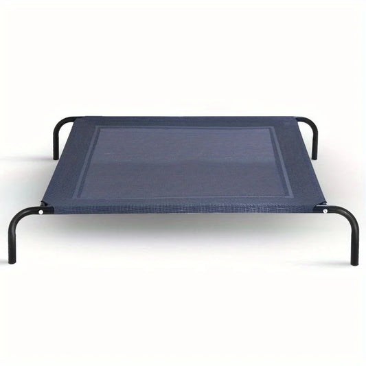 Petsjoy Large Dog Cat Bed Elevated Pet Cot Indoor Outdoor Camping Steel Frame
