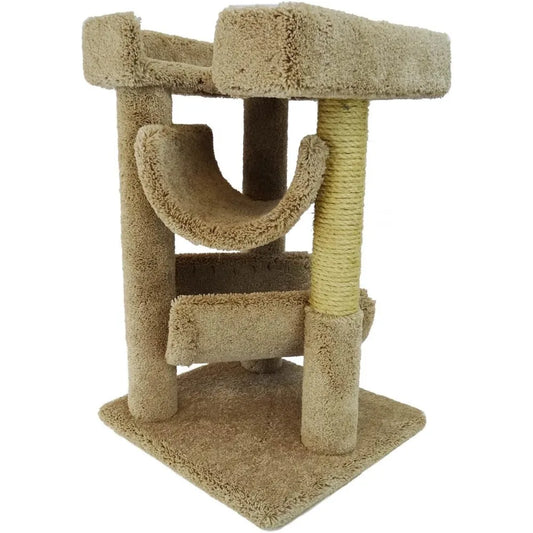 New Cat Condos Premier Cat Scratch and Lounge, Brown