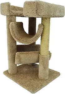 New Cat Condos Premier Cat Scratch and Lounge, Brown