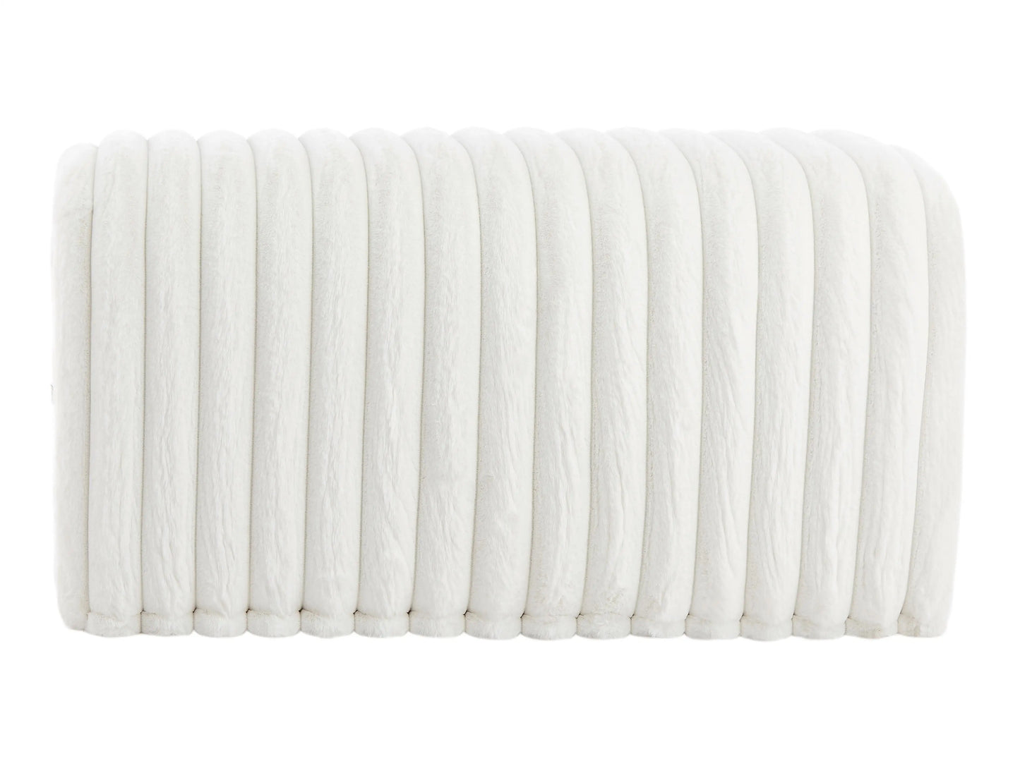 Stylish Corduroy Ottoman Storage Bench for Pets - Cat Nest for Living Room, Entryway & Bedroom
