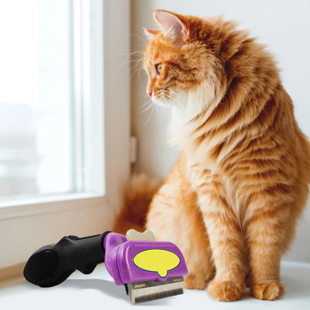 Dog Brush Grooming Accessories Pet Hair Knotting Remover Large Dogs Cat Short Long Hair Anti Lice Combs Cat Hair Care Supplies