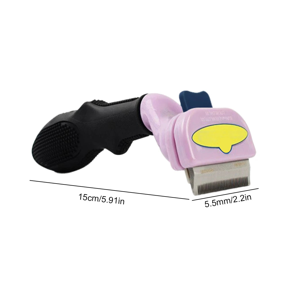 Dog Brush Grooming Accessories Pet Hair Knotting Remover Large Dogs Cat Short Long Hair Anti Lice Combs Cat Hair Care Supplies