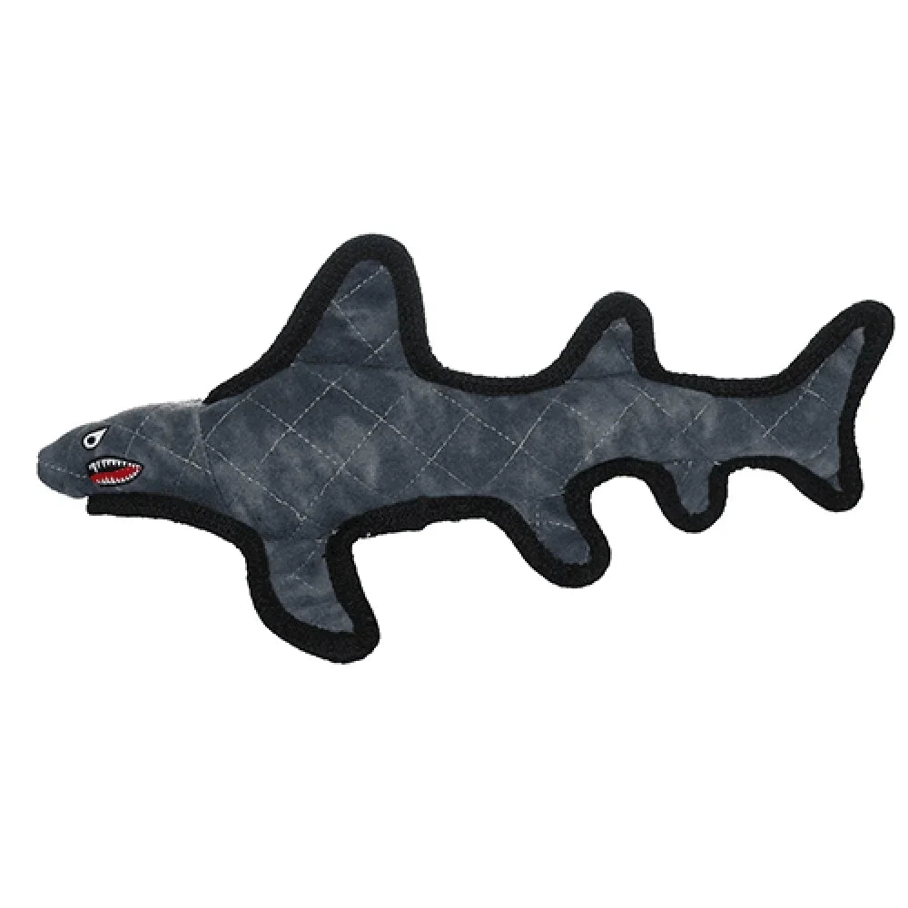 Durable Shark Plush Dog Toy with Squeaker Floatable Machine Washable Interactive Play Safe Design Dogs